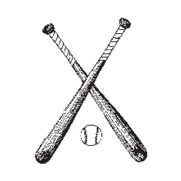Рисунок бейсбольной биты