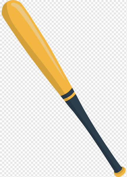 Бита на прозрачном фоне