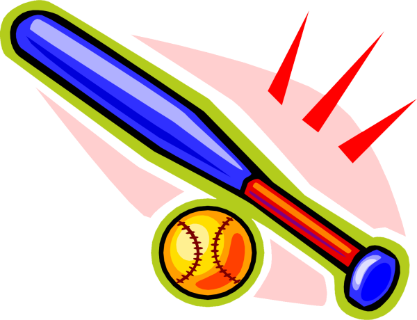Бейсбольная бита на прозрачном фоне