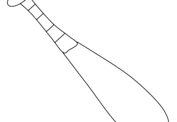 Бейсбольная бита раскраска