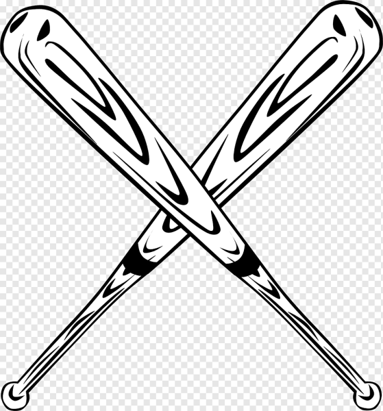 Скрещенные бейсбольные биты