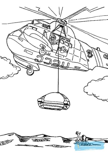 Вертолет спасатели вектор