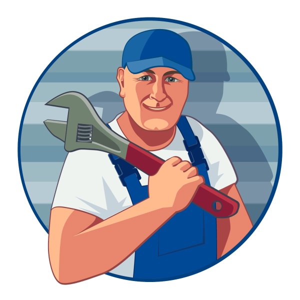 Логотип сантехнических услуг