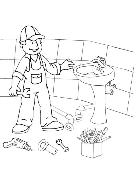 Раскраска водопровод