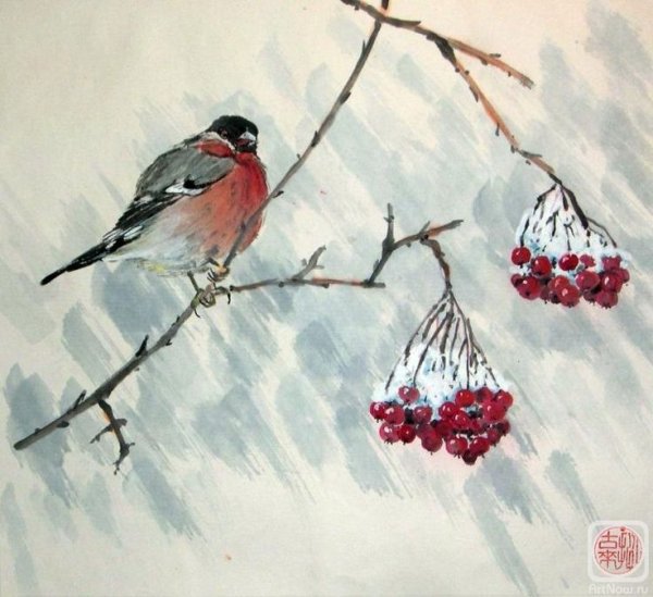 Снегири в китайской живописи