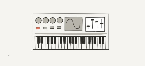Рисовать синтезатор