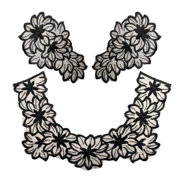 Воротники узорные