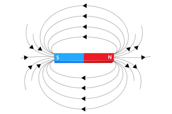 Силовые линии магнитного поля схема