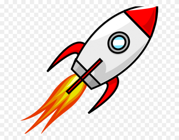 Ракета без заднего фона