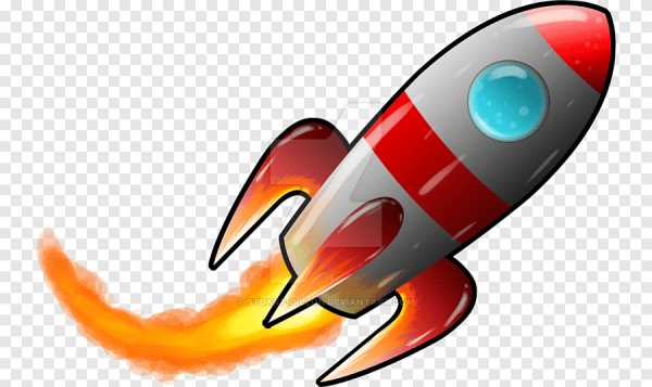 Ракета на прозрачном фоне
