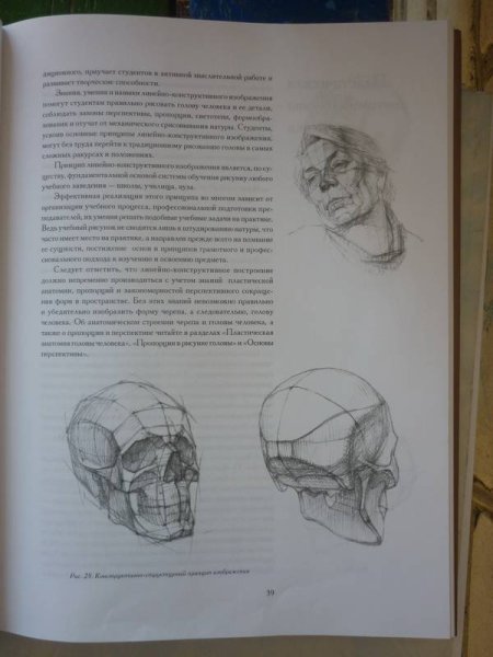 Николай ли основы учебного академического рисунка череп