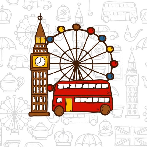 Рисование на тему Англия