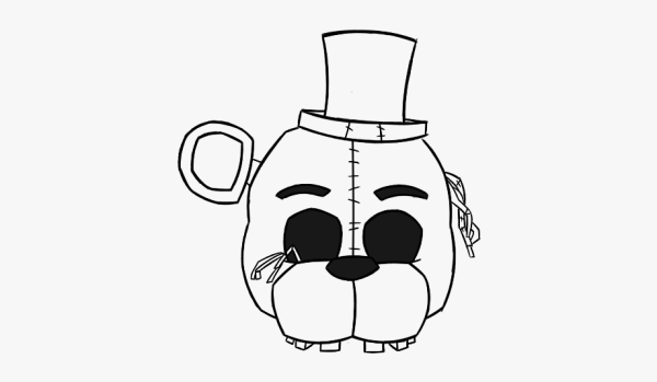 Маска Голден Фредди