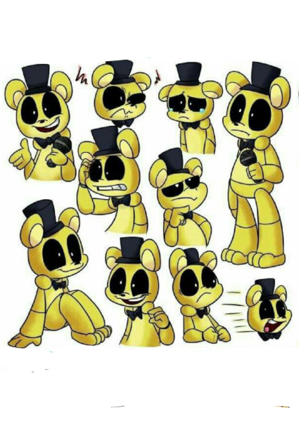 ФНАФ Фредди и Голден Фредди
