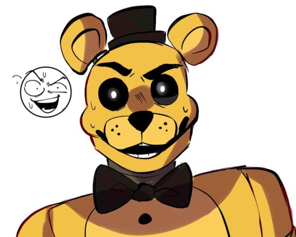 Нарисовать ФНАФ Голден Фредди