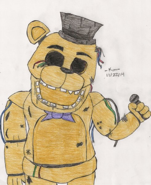 Стикеры Голден Фредди