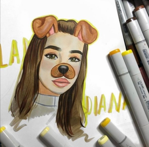 Портрет леди Дианы Зайцевой