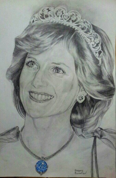 Раскраски леди Диана блоггер