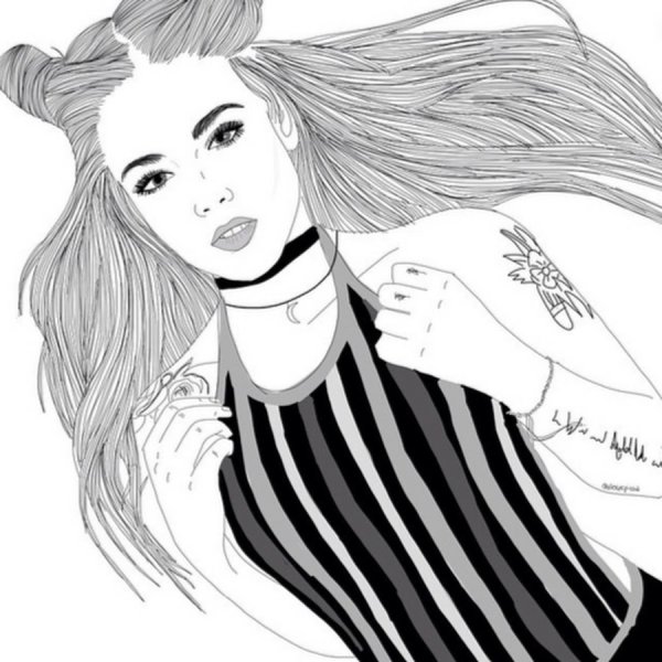 Принцесса Диана рисунок