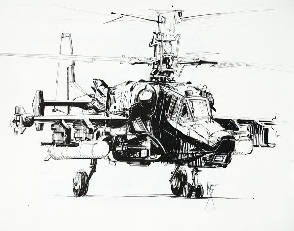 Вертолет Камов ka-50/ka-52