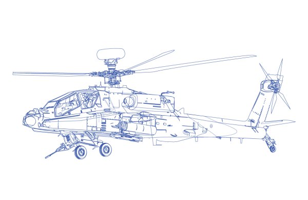 Вертолёт ка-52 Аллигатор рисунок