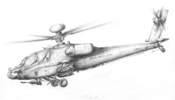 Эскиз вертолета