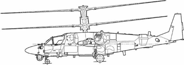 Ка-52 Аллигатор чертежи