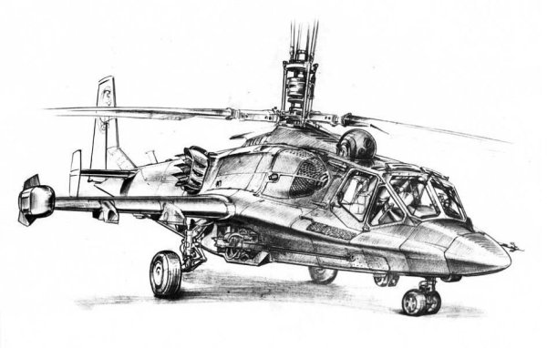 Ка-58 черный призрак чертеж
