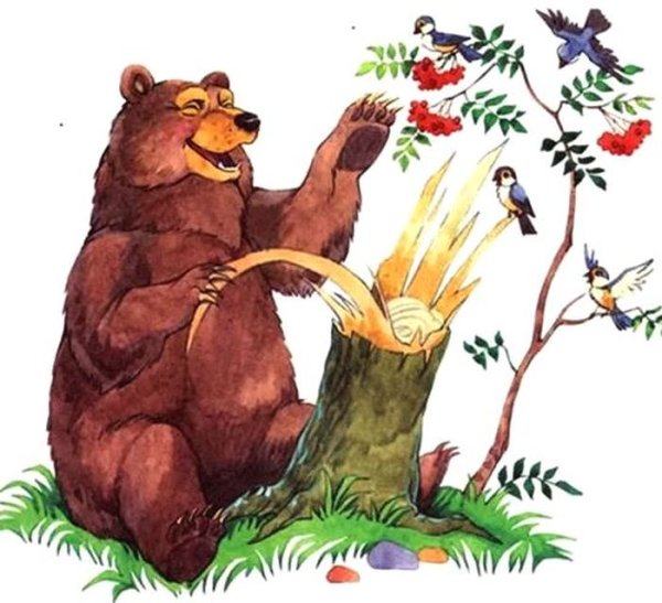 Медведь музыкант Бианки