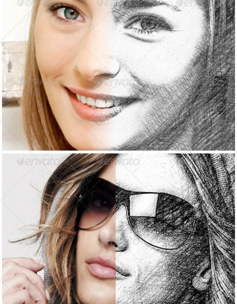 Эффект рисунка