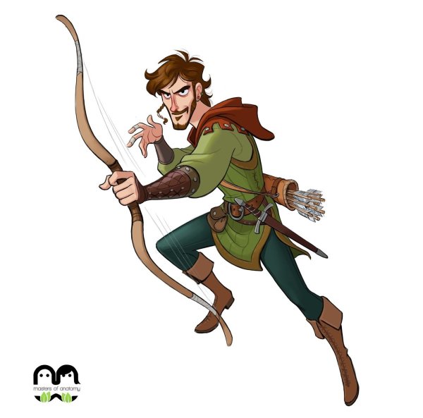 Лучники средневековья Робин Гуд