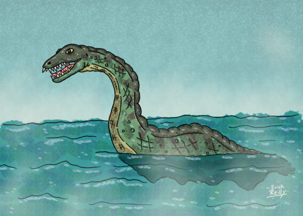 Лохнесское чудовище змей