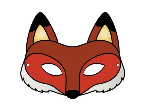Маска "Лисичка"