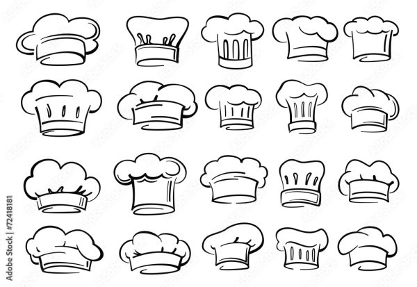 Шапка повара вектор