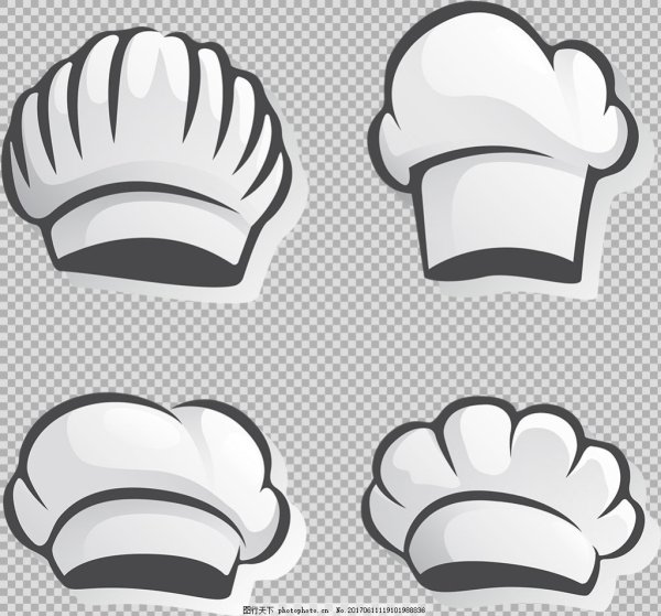 Векторная шапка повара