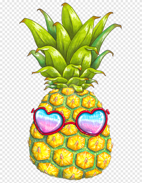 Нарисовать ананас