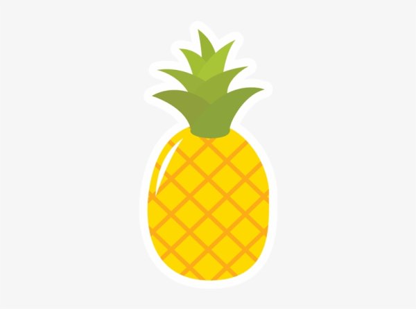 Ананас карандашом