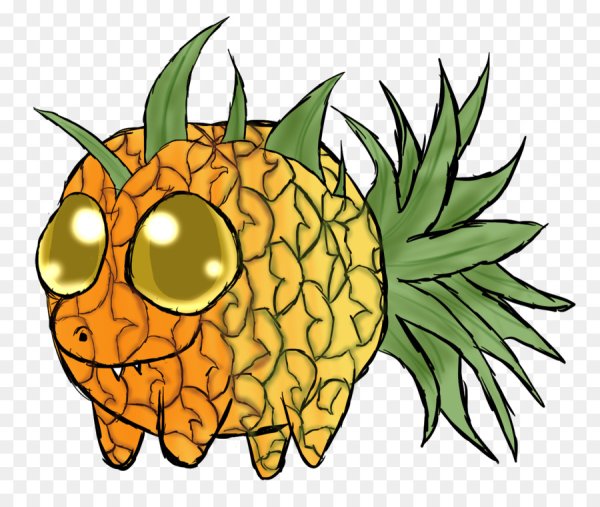 Мультяшные ананасы