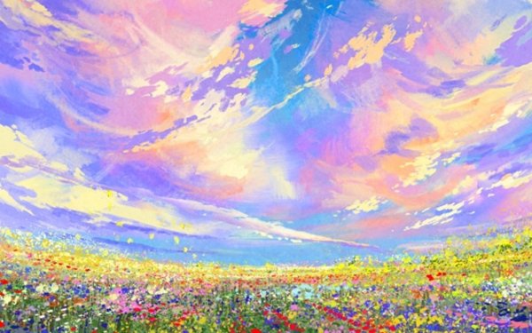 Разноцветный пейзаж