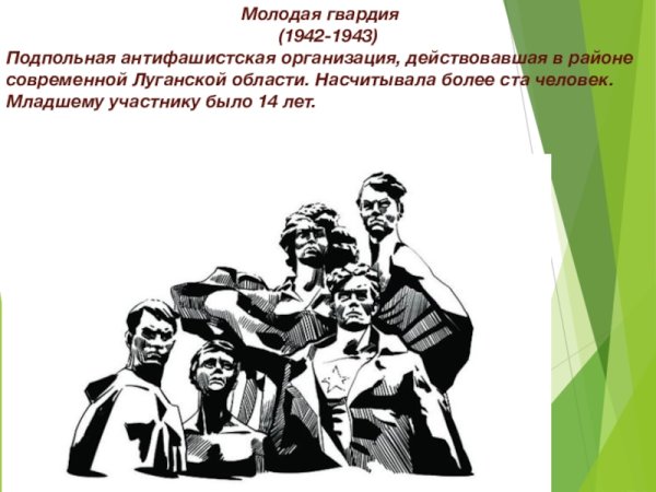 Молодая гвардия плакат