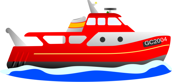 Корабль с цветными парусами