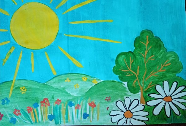 Рисунки на летнюю тему