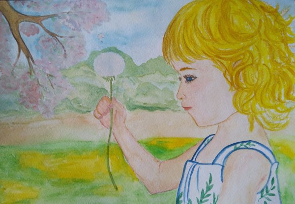 Природа рисунок для детей