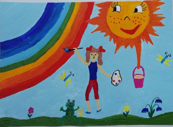 Рисование мазками для детей