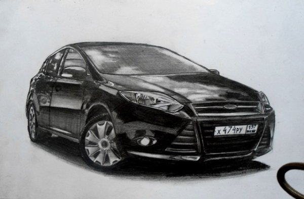 Форд фокус 3 карандашом