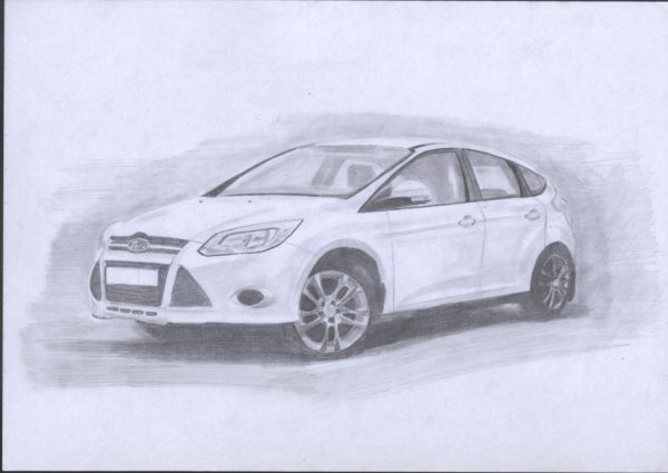 Форд фокус 3 хэтчбек рисунок