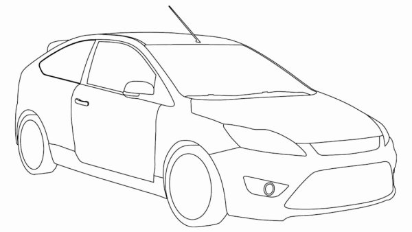 Форд фокус 2 схематичное изображение