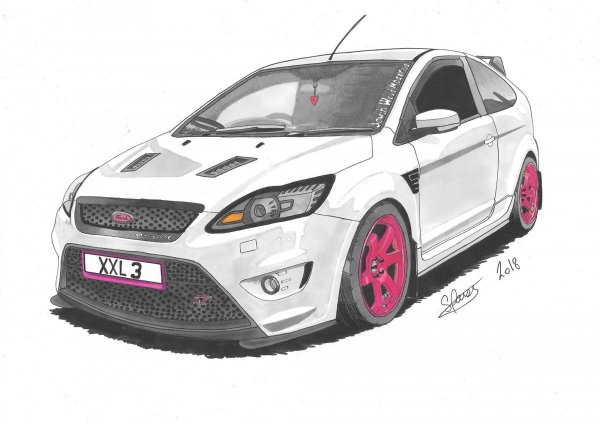 Форд фокус 2 РС скетч