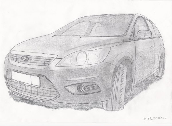 Форд фокус 2 седан 2007 рисунок