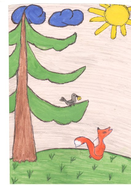 Рисунок к басне